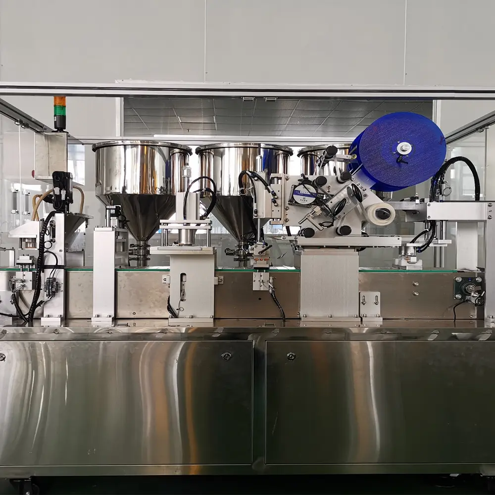 AIR CUSHION BB CREAM FILLING & LABELING MACHINE FACTORY