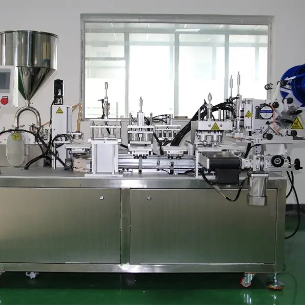 AIR CUSHION BB CREAM FILLING & LABELING MACHINE 2HEAD FACTORY